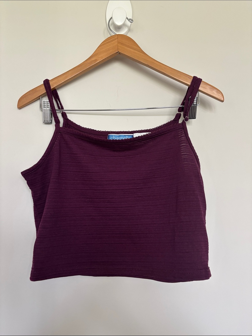 Charmelle Nightware Cropped Tank Sz 42/44 EUC